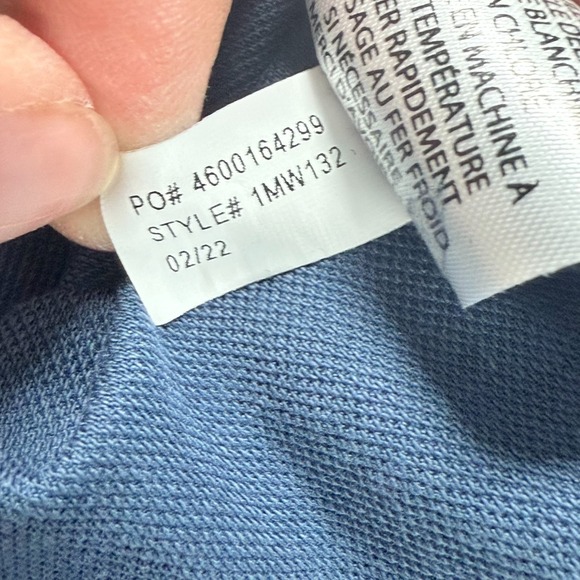 Travis Mathew Capsize Golf Polo Shirt Mens Large Blue Casual Camo Watersound - Picture 8 of 11